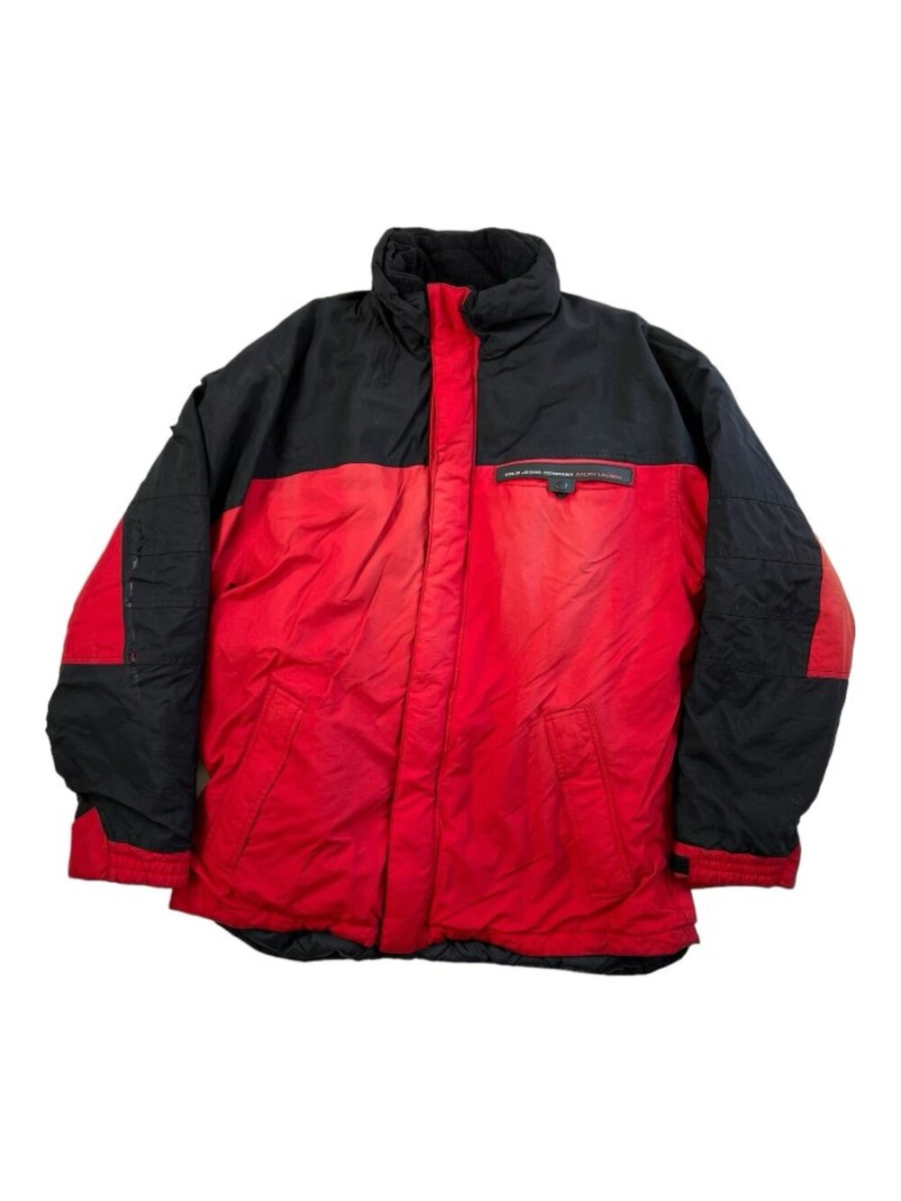 Vintage Ralph Lauren Polo Jeans Co. Mens Snowboard Jacket Size XL Red Faded Y2K
